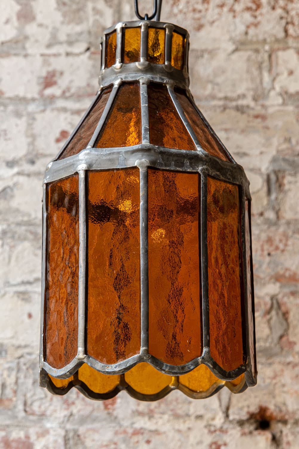 Amber Coloured Lanterns Retrouvius