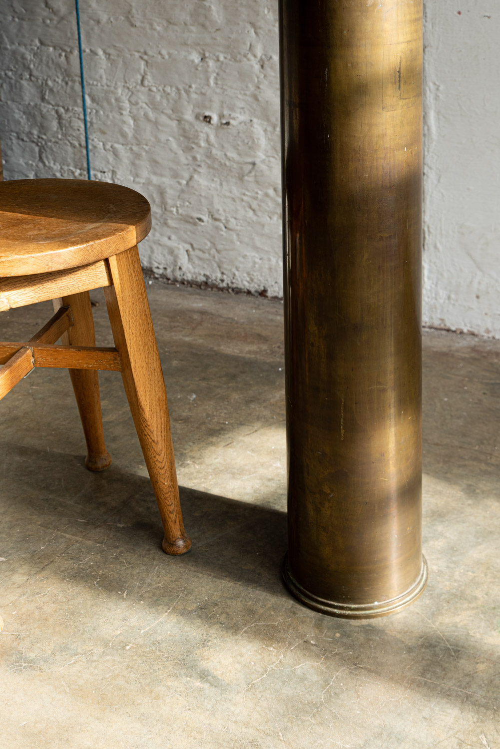 Large Brass Shell Casing #8537 - Retrouvius